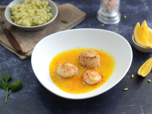 Noix de Saint-Jacques à l'orange