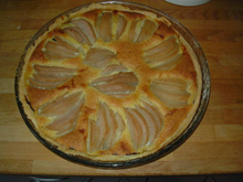 Tarte vergeoise aux poires