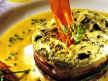 Bayaldi de légumes séchés à la Fourme d'Ambert