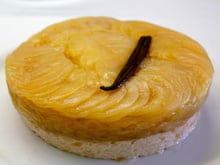Pomme et gâteau de riz au lait de coco