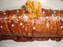 Bûche noisette chocolat