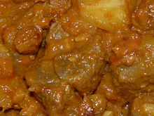 Curry d'agneau au lait de coco