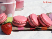 Macarons à la fraise faciles