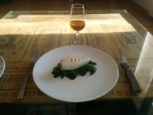 Encornet farcis au risotto de fruit de mer