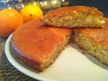 Gâteau au yaourt à l'orange, sans œufs !