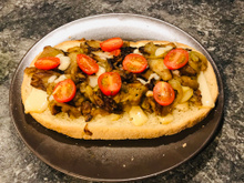 Bruschetta au brebis et légumes grillés du marché