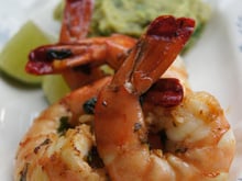 Crevettes sautées à l'ail de Lomagne