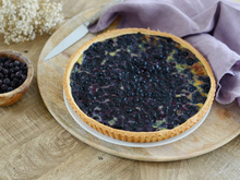 Tarte sablée aux myrtilles