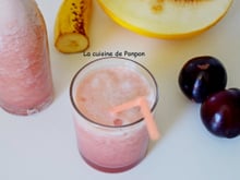 Jus de melon, prune, banane, kiwi et acérola