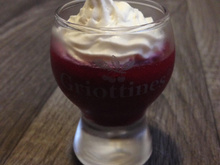 Gaspacho betterave et sa crème de chèvre