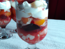 Verrine normande aux fruits de saisons