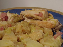 Poulet au lard