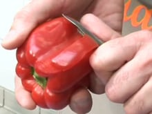 Eplucher un poivron