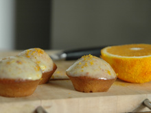 Mini-muffins au potimarron et glaçage à l'orange