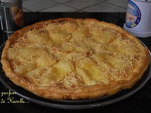 Flamiche au Maroilles et au bacon