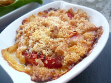Crumble à la tomate et au chèvre
