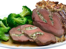 Rosbif farci au Philadelphia, à la moutarde et à l'aneth