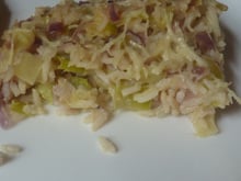 Poireaux au riz