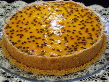 Tarte aux fruits de la passion