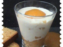 Verrine abricots pain d'épices