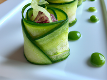 Rouleau de printemps de concombre