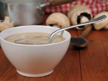 Velouté de champignons de Paris