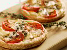Tartelettes à la tomate et au chèvre