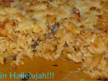 Gratin de pâtes aux légumes