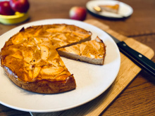 Gâteau invisible aux pommes facile