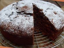 Gâteau aux courgettes et chocolat