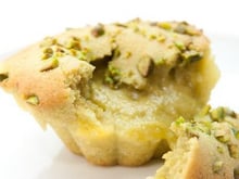 Moelleux pistache cœur de citron (sans gluten)
