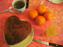 Cœur de brioche sans lait...