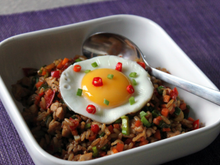 Nasi goreng: riz frit à l'indonésienne