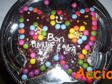 Un gâteau au chocolat