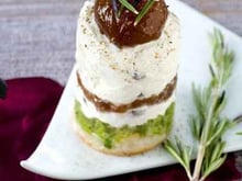 Soufflé glacé aux marrons confits