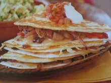 Quesadillas aux piments grillés