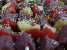 Brochettes de bœuf épicées