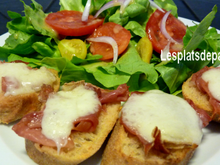 Crostinis au fromage de Brebis Pyrénées