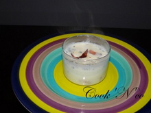 Crème de pomme de terre au basilic et au lard