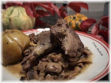 Faisan aux fruits d'automne