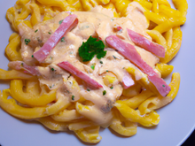 Philadelphia pasta jambon cru