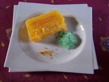 Terrine d'agrumes et granité à la menthe