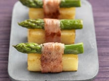 Princesse Amandine en sushi d'asperge au lard