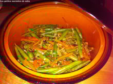 Haricots caramélisés