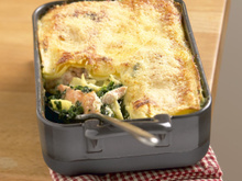 Lasagnes au saumon et épinards