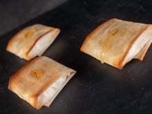 Pastillas de Rocamadour au miel et à l'huile safranée