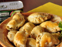 Empanadillas au champignons à la crème et au piment d'Espelette