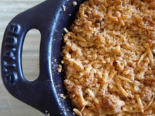 Crumble de patates douces et carottes