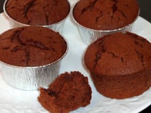 Muffins moelleux au yaourt et au chocolat noir (blancs d'œufs)