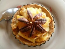 Tartelettes à la compotée pommes - coings pâte sucrée à l'amande